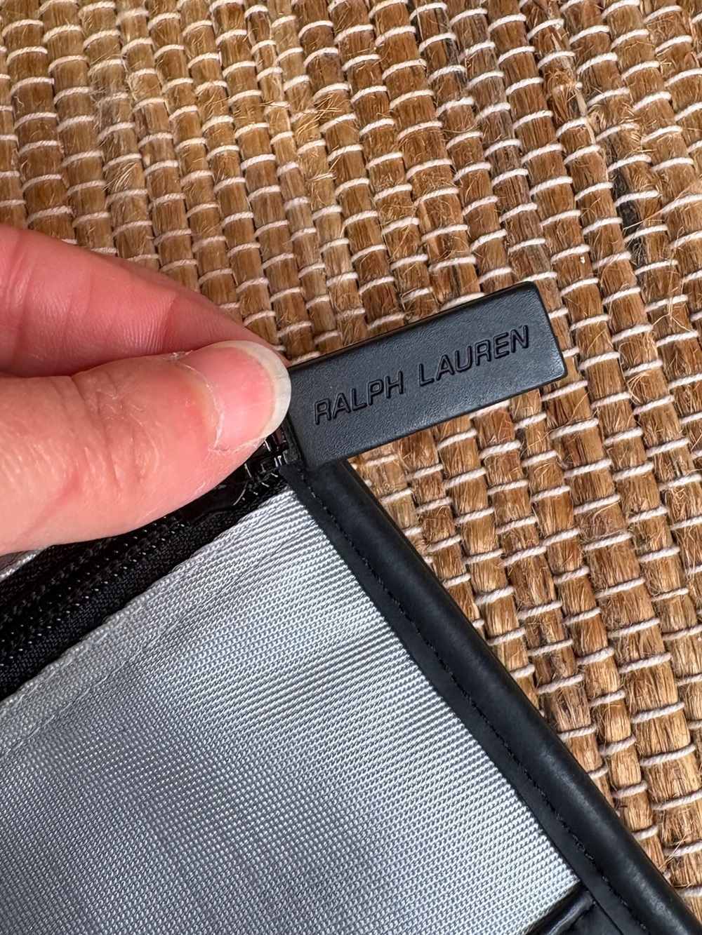 Vintage 90’s Ralph Lauren Polo Sport Wallet Silver Black - Picture 7 of 12